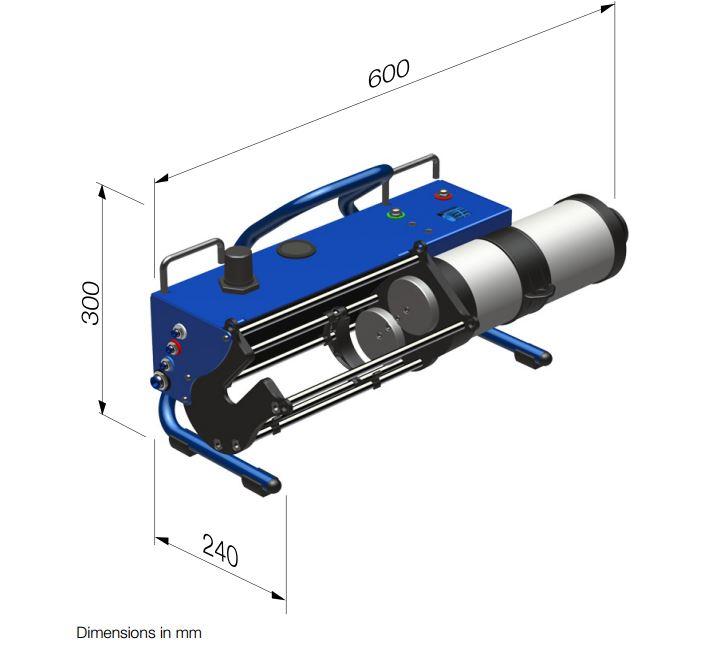 sulzer mixcoat spray coating dispenser DPF 1500 15 dimensions